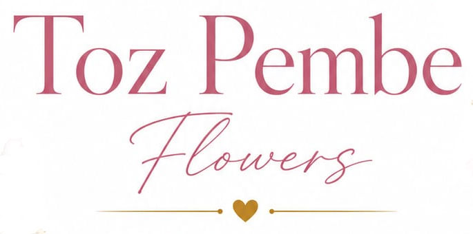 Toz Pembe Flowers Rize çiçekçi logosu